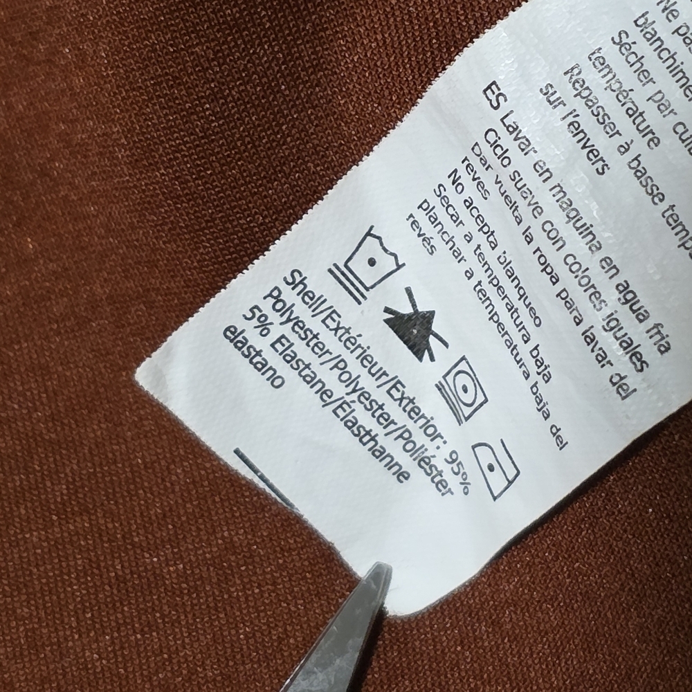 Pop Man Brown FAUX Suede Jacket - Size S/P - Picture 7 of 7